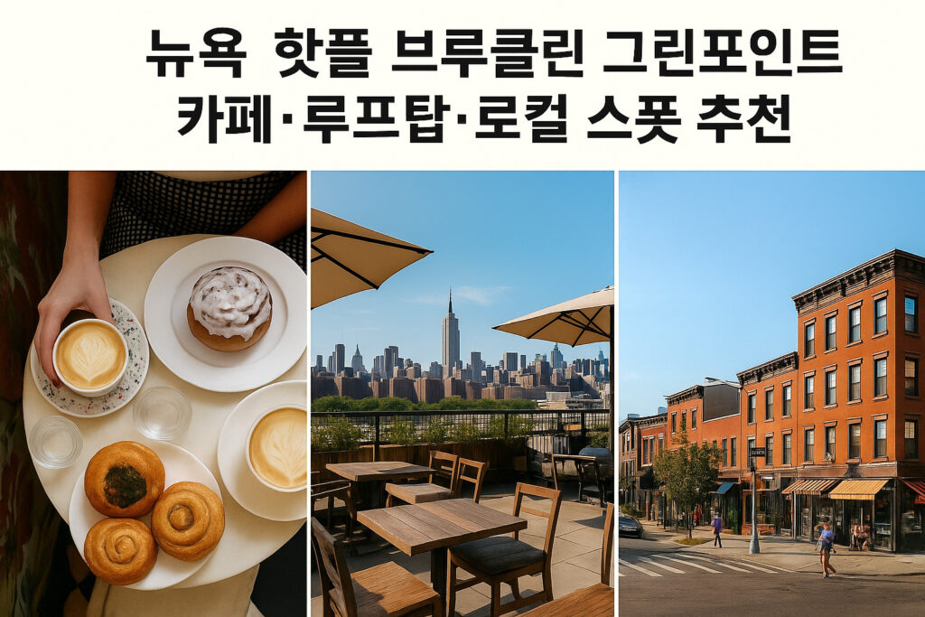 뉴욕 핫플 브루클린 그린포인트 | 카페·루프탑·로컬 스폿 추천