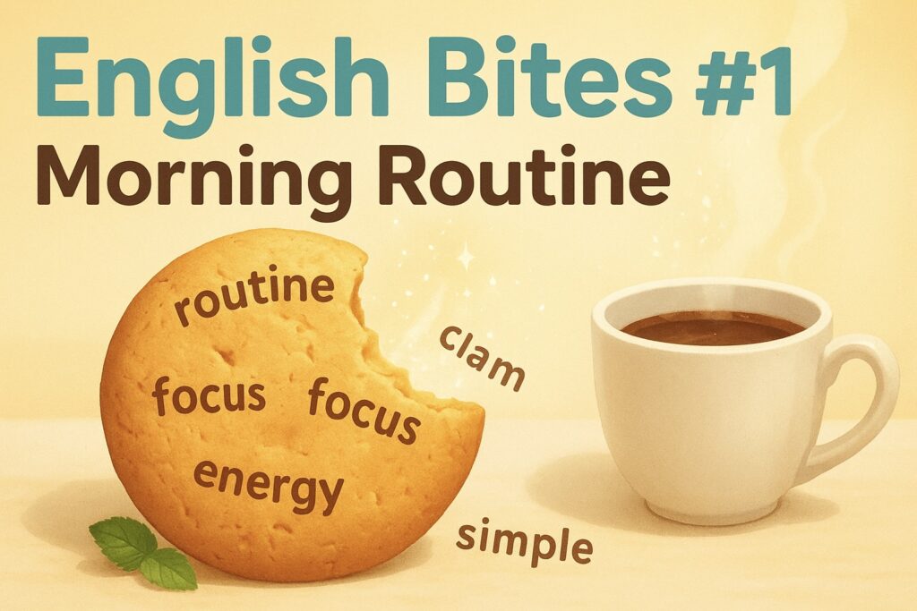 English Bites#1, English Morning Routine 쿠키 썸네일
