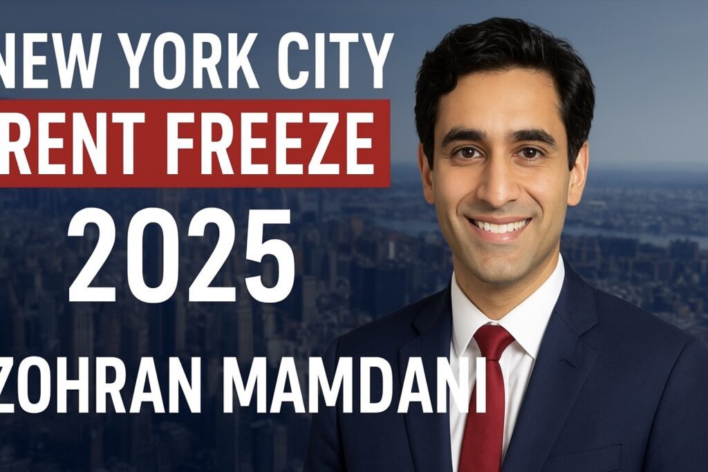 뉴욕시 렌트 프리즈 2025 조란 맥다니 시장 공약 관련 썸네일 이미지