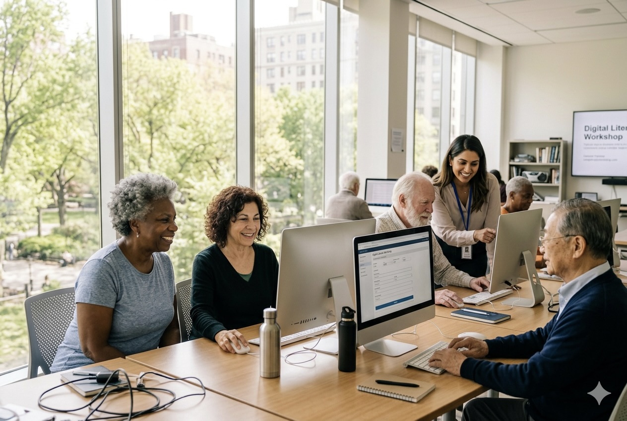 Technology and Digital Skills programs for seniors in New York