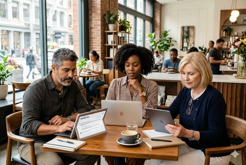 AI 도구 Claude, ChatGPT, Gemini를 비교하는 블로거들