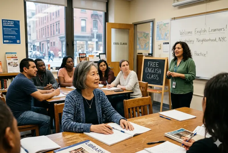 nyc-public-library-free-english-class-senior